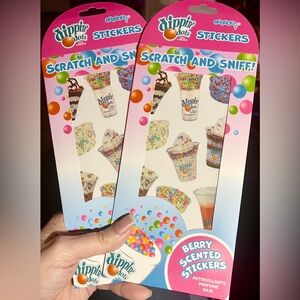 Scratch and Sniff Stickers - Berry Scented. dippin dots. $5 each